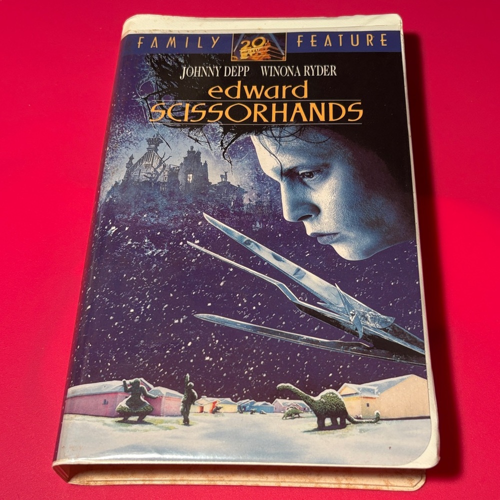 Edward Scissorhands VHS Tape